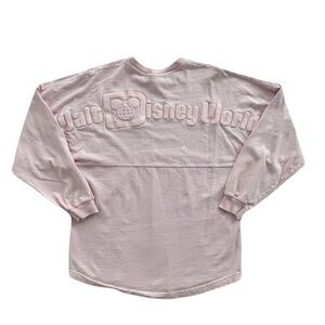 Unisex Walt Disney World Pale Pink Glitter Spirit Jersey Size Small Rare